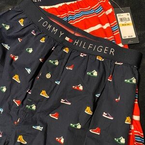 Tommy Hilfiger Mens Multicolor Sneaker Print Boxers